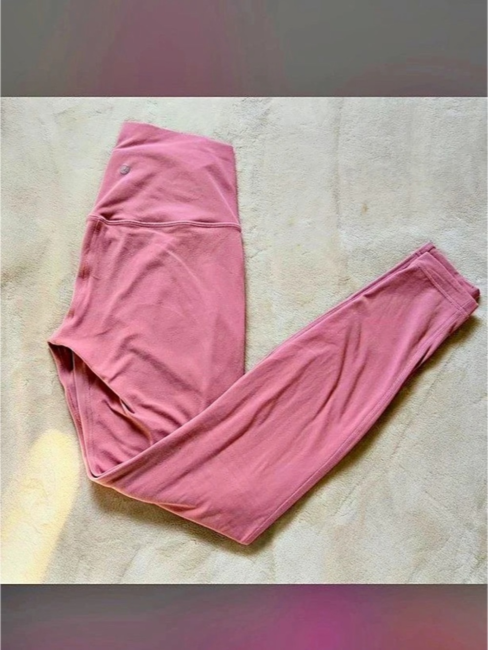 Lululemon Align High-Rise Pant 25" Pink Athletic Leggings